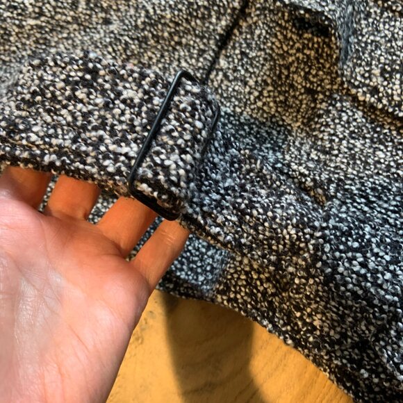 Free People Slouchy Textured Knit Cotton Wool Sweater Jacket Moto Size XS - Picture 8 of 9